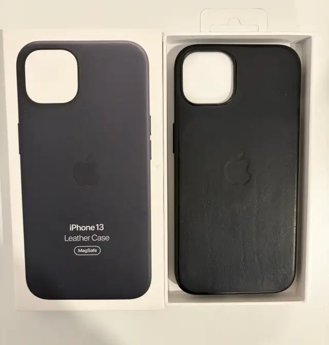 iPhone 13 Leather Apple Case (MagSafe Compatible) in Cell Phone Accessories in Mississauga / Peel Region - Image 2