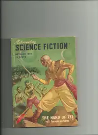 Astounding Science Fiction The Hand of ZEI  October 1950