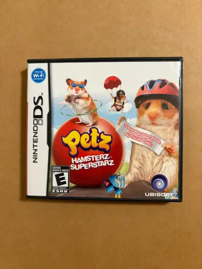 Petz Hamsterz Superstarz, DS game. Includes original manuals. CASH ONLY, available for pick up in th...