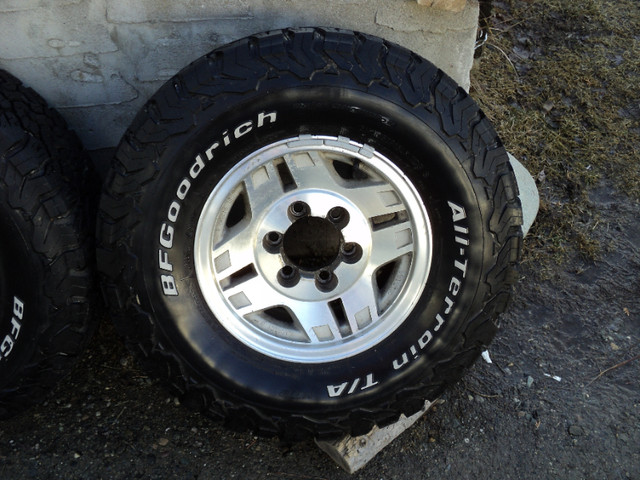 31x10.50x15 inch BFG All Terrain radials /Toy 4WD  rims in Tires & Rims in Cranbrook - Image 2