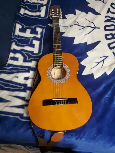 6 string classical acoustic guitar, View more