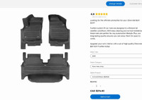 2022-2023 Chevrolet Bolt EUV Floor Mats (1 &2 row)