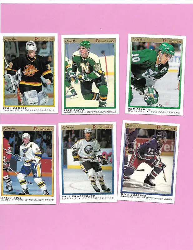 Hockey Cards: 1990-91 OPC Premier (Stars, Rookies & Commons) in Arts & Collectibles in Bedford - Image 5