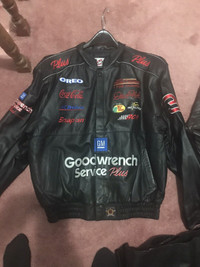 Dale Earnhardt Stitch Signed Leather Jacket 