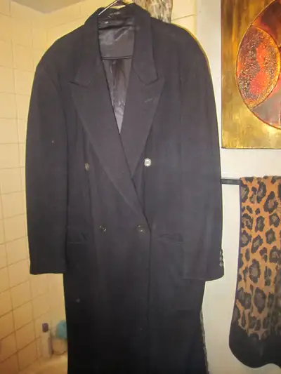 Emporio Armani Giorgio Armani Trench Coat Black  Made in  Italy, View more