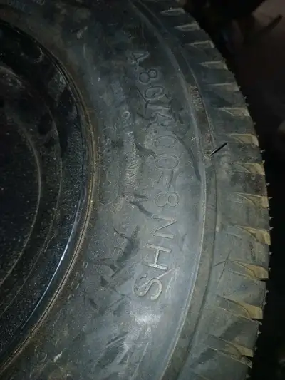 I am selling a pair of used 4.80/4.00-8 NHS tires, perfect for various small equipment applications....