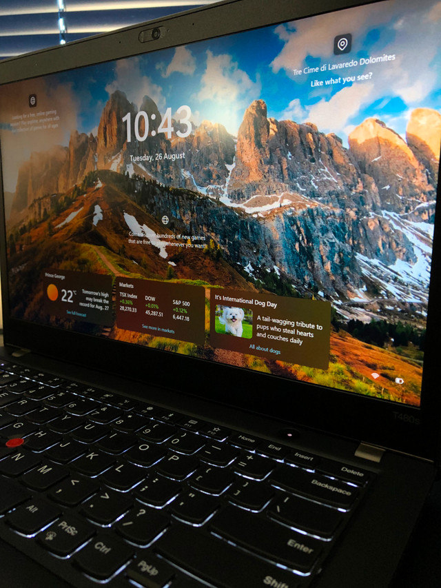 Lenovo ThinkPad T480s Laptop:  i5-8350U, 16GB RAM, 256GB SSD in Laptops in Prince George - Image 4