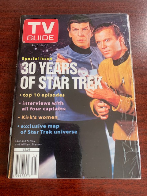 TV Guide Vol. 20 #35 Sept 1996 - 30 Years of Star Trek - Kirk / in Other in City of Halifax