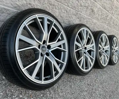 Continental ContiSportContact 5P R01 *ContiSilent* Summer Tires and original 20 inch Audi A5 / S5 "A...