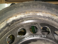 tires - various emergency spare tires 13-14-15