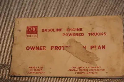 GMC Trucks & Coach Division Owner's Protection Plan