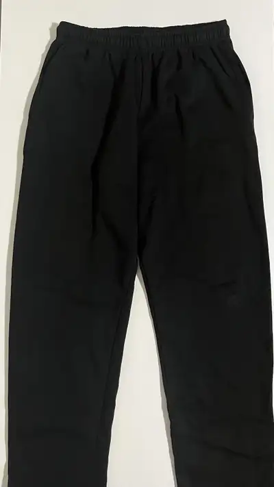 Black Open Hem Sweatpants Size-M, View more