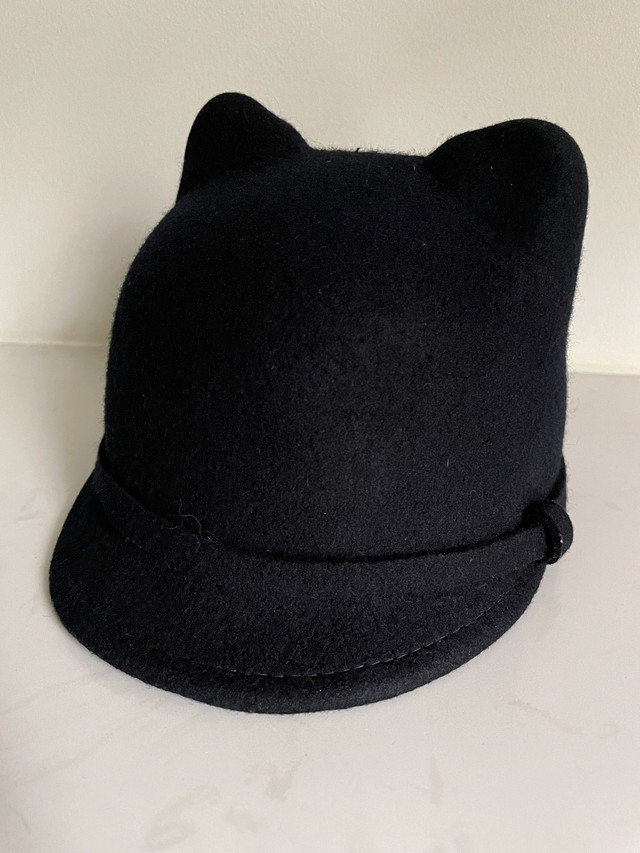 Zara Kids Cat Ear Hat (52 cm circumference) - Navy in Clothing - 5T in City of Toronto - Image 3