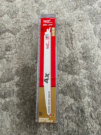 milwaukee 12" AX sawzall blades 25 pak, View more