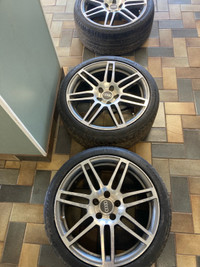 Set of 18” VW / Audi wheels & tires