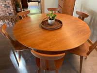 Table only, 60" round, beautiful solid Cherry
