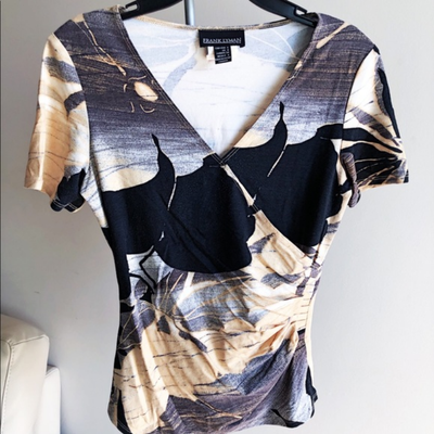 Frank Lyman Design - (Size 6) Black Grey Women's Top, View more