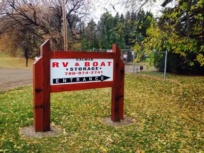 RV & BOAT STORAGE - LEDUC - DEVON - CALMAR - (780-975-2321) 24/7 ELECTRONIC GATE ACCESS RECORDED HIG...