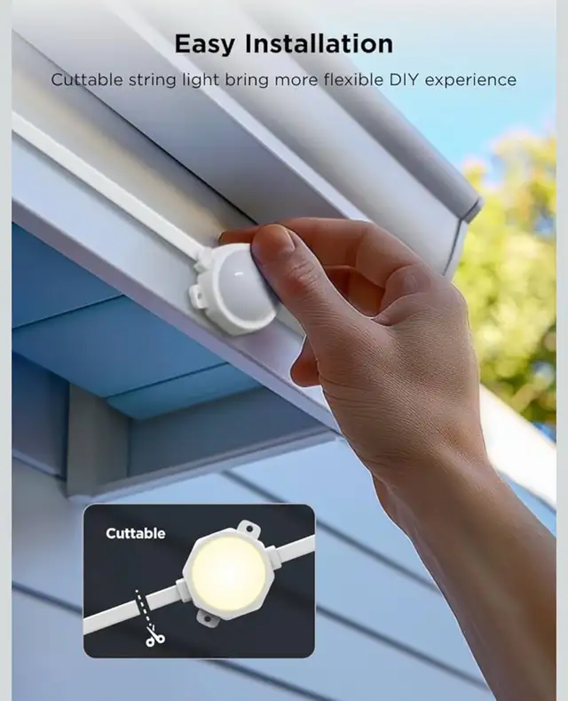 Govee Outdoor Dots String Lights 50ft in Outdoor Lighting in City of Toronto - Image 10