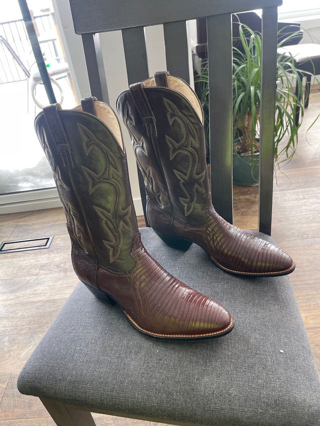 Brand New Lizard Skin Cowboy Boots in Other in Lethbridge