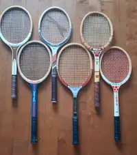 Raquettes de Tennis Vintage en bois