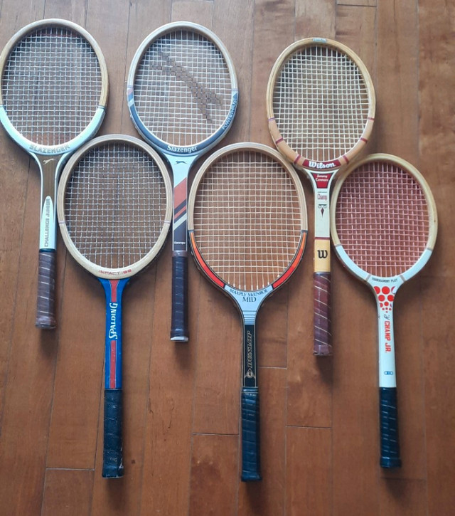 Raquettes de Tennis Vintage en bois dans Tennis et raquettes  à Laval/Rive Nord