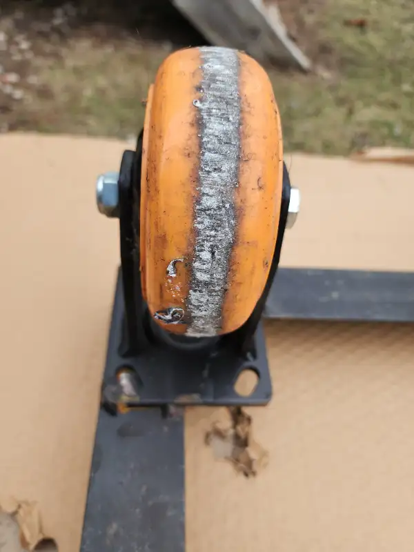 Heavy-Duty Angle iron Roller Cart Beach Craftsman Gray Mastercra in Tool Storage & Benches in Windsor Region - Image 5