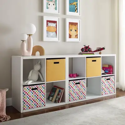 Gorham 6 Cubby Storage Cabinet in White Best Quality, View more