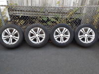 4 alloy rims and tires, OEM 17 inch Chevy Equinox / GMC Terrain