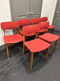  RS associates mid century, dining chairs