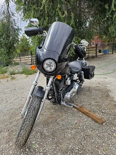2002 HARLEY DAVIDSON FXDL LOW RIDER DYNA 88ci with a stage 1. S&S intake and 2 into 2 Vance & Hines...