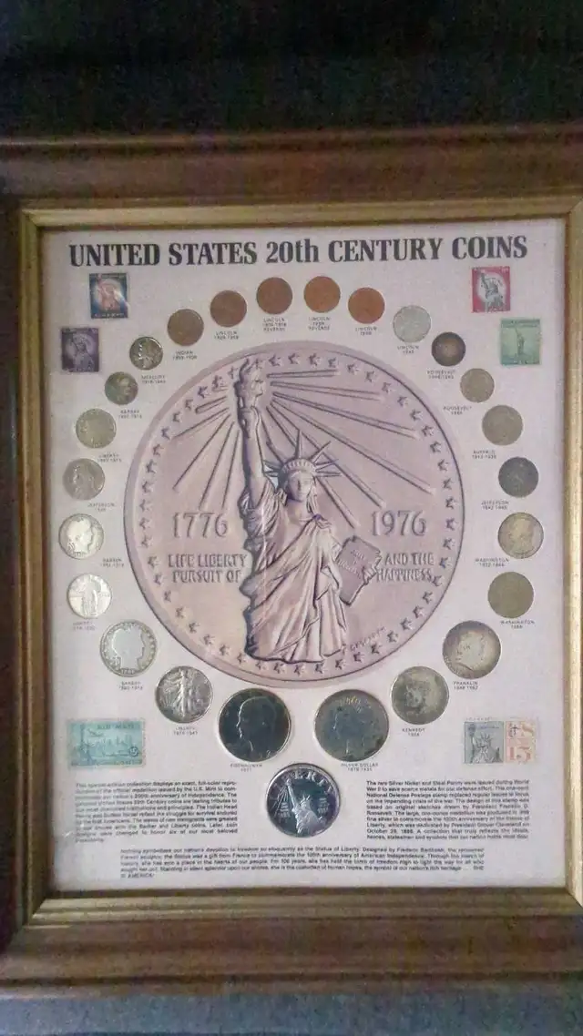 Framed US 20th Century Coins in Arts & Collectibles in Calgary - Image 2