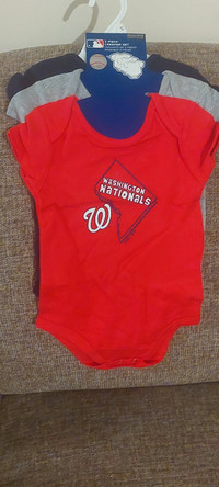 3 pack Washington Nationals baby onesiesNew w/ tags18-24 months