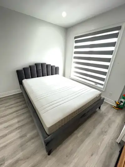 Structube bed and Ikea mattress , View more