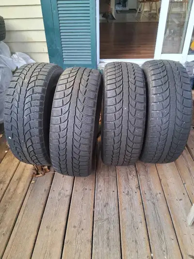 I am offering a set of four 225/65r16 winter tires that are in good condition and ready to tackle th...