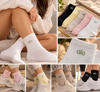 ALO Style Crew Socks – Multiple Colors, View more