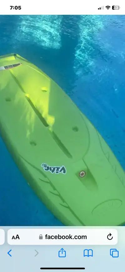Designed for smaller paddlers, the Pelican Vibe 80 Stand-Up Paddle Board is designed for increased t...