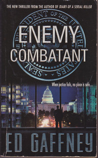 Enemy Combatant by Ed Gaffney Thriller Paperback Book