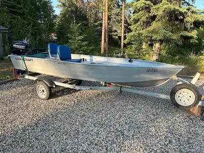 2015 UltraCraft with 20 hp Mercury outboard seats plus extra Storage Used only on little lakes. Not...