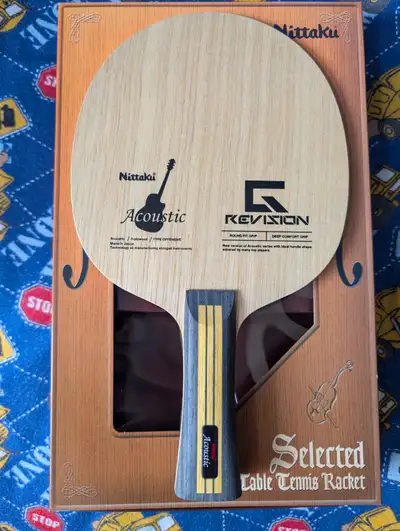 Nittaku Acoustic G-Reviison table tennis racket, View more
