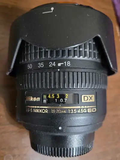 Nikon 18-70mm DX lens, View more