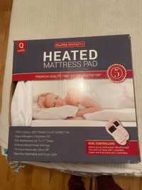 Queen heated mattress pad