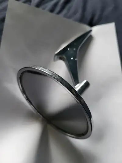 I have one side view mirror for a 1966 Pontiac Beaumont. Glass is excellent, chrome has pitting. See...