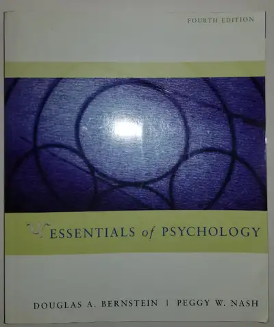 Essential of Psychology  by Doiglas Bernstein $ 50, View more