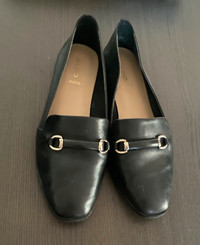 Black, ALDO, size 10, genuine leather shoes