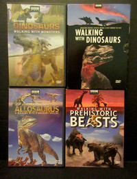 Walking With Dinosaurs & Beasts DVD (4 Set Lot) Great Condition