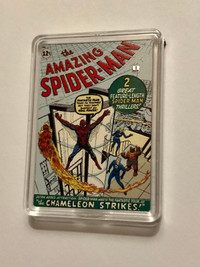 NUIE 1 oz Pure Silver SPIDER-MAN #1 Marvel Comix Series Bar