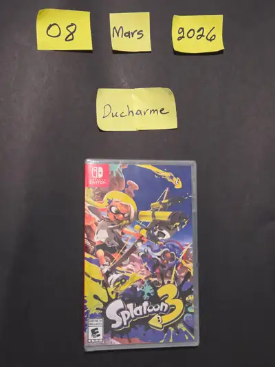 A VENDRE JEUX VIDEO NINTENDO SWITCH SPLATOON 3 pi314, View more
