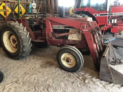 IH 684 loader tractor 2250hrs in good shape good working condition. To big for what I need asking $1...