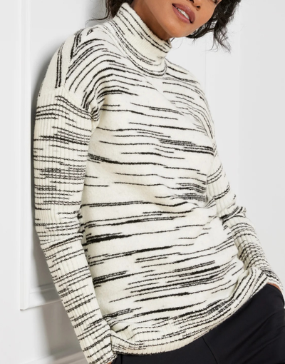 New - Women's Zip,  Mockneck Sweater By TALBOTS, Size Med, View more